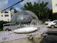0,8 tentes gonflables de bulle de bâche de PVC de 0.9mm avec l'utilisation blanche de promotion de tirette