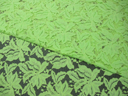 Vert en nylon de tissu de dentelle de beau coton floral avec SYD-0013 de teinture réactif