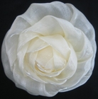 corsage artificiel de fleur artificielle de la mousseline de soie 3D avec la goupille pour épouser le vêtement