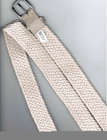 Ceintures faites sur commande de tissu de mode de tressage de coton pour des femmes, ceinture de blanc de largeur de 3 - de 5cm
