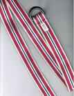 Les ceintures simples de tissu pour des femmes, largeur de ceinture de sangle de ceintures de toile de loisirs est 3,3 cm