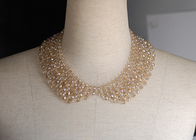Chaîne de cou collier perles personnalisés, bijoux perles colliers artisanaux (JNL0027)