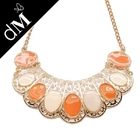 Alliez les colliers handcrafted de scintillement brillants de collier avec les perles de résine de couleurs (JNL0133)