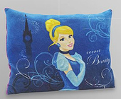 Coussins et oreillers bleus mignons de peluche de Disney Cendrillon pour des enfants