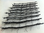 Le tissu de maille noire de PE/ANIMAL FAMILIER 3D, chaîne a tricoté la maille de l'air 3D pour le coussin de voiture