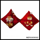 la peluche décorative de Noël courant de place rouge de 33*33cm amortit des coussins de Santa d'oreiller de peluche
