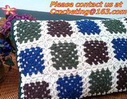 oreiller de dentelle de coussin de crochet de mode pour la crique colorée d'oreiller de couverture de coussin de décoration à la maison