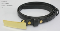 La ceinture noire de tissu d'unité centrale pour la ceinture de maintien de dames des femmes/1.4cm, shinny la boucle de nickel d'or