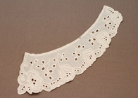 Crochet personnalisé fait main blanc coton Peter Pan dentelle collier Motif pour robes
