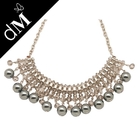 Façonnez les colliers handcrafted perlés succincts de la mode Cie. de double.m limitée (JNL0129)