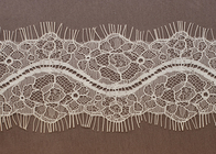 Lady White Wave Crochet Nylon cils Lace Trim pour tissu