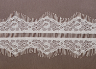 Tissu personnalisé en OEM blanc vague Crochet coton cils Lace Trim