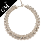 Le collier de perle de Diy conçoit les bijoux de costume handcrafted par fausse pierre de colliers (JNL0131)