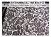 Tissu de coton en nylon brodé bonne par conception de dentelle pour la chemise, sac CY-CX0014