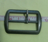 Boucle de ceinture de tissu d'alliage du Gunmetal 3.5cm/accessoire accrochants fabriqués à la main