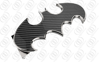 Boucles de ceinture noires en métal de Batman avec polonais brillant, ceintures de TUV avec des boucles