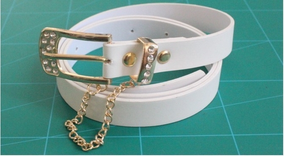 Ceintures de tissu de chaîne de taille d'or pour la femme