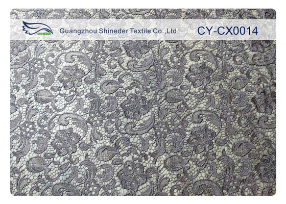 Tissu brodé de dentelle