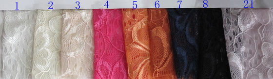 Tissu élastique de dentelle de nouveau Spandex de mode pour la robe de mariage, lingerie CY-DN0006