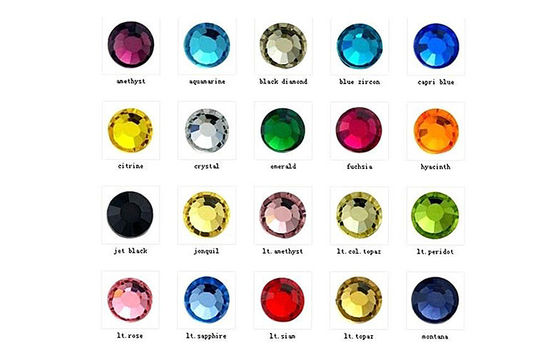 Gemmes en cristal de clou d'album à Flatback d'accessoires de vêtements de fausse pierre de Bling