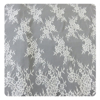 Équilibre élastique de dentelle de beau cil en nylon blanc/équilibre décoratif de dentelle