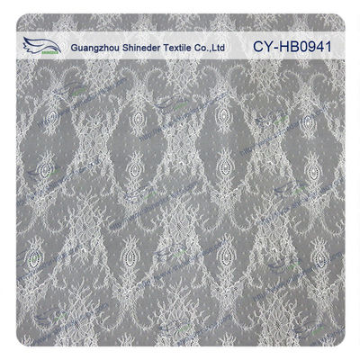 Tissu décoratif antique d'équilibre de dentelle de cil avec le feston, équilibre floral de dentelle