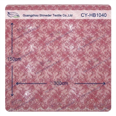Tissu de couture coloré de robe de mariage d'équilibre de dentelle de guipure de cil