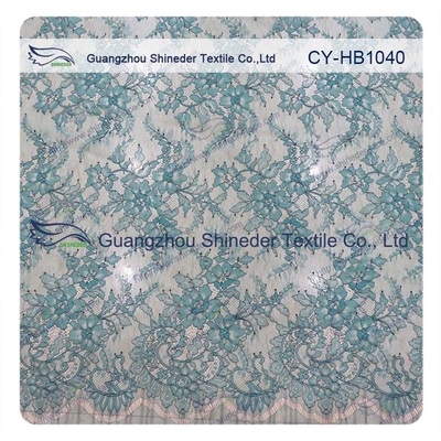 Tissu de couture coloré de robe de mariage d'équilibre de dentelle de guipure de cil
