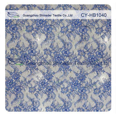 Tissu de couture coloré de robe de mariage d'équilibre de dentelle de guipure de cil