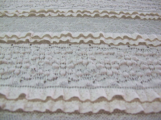 Tissu nuptiale multicouche 50' écologique d'équilibre de dentelle de bout droit « - 52" 'CY-LW0182