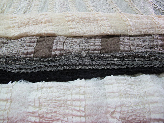 Tissu nuptiale multicouche 50' écologique d'équilibre de dentelle de bout droit « - 52" 'CY-LW0182