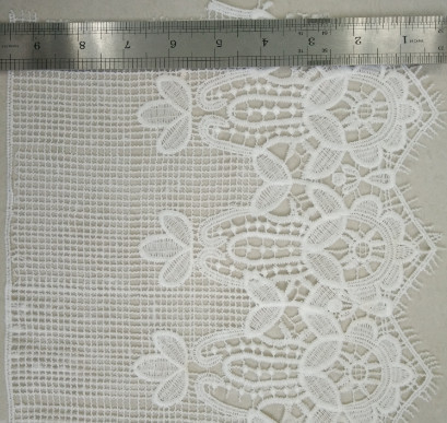Trayez l'équilibre décoratif de dentelle de poly tissu de dentelle pour des vêtements de Fashional