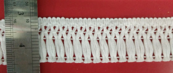 Dentelle soluble dans l'eau/gland de Qmilch de frange courte pour la décoration