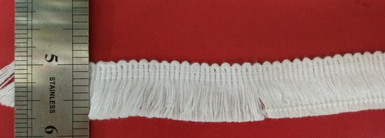 Doucement profondément bordure de dentelle de crochet de frange/équilibre courts dentelle de coton