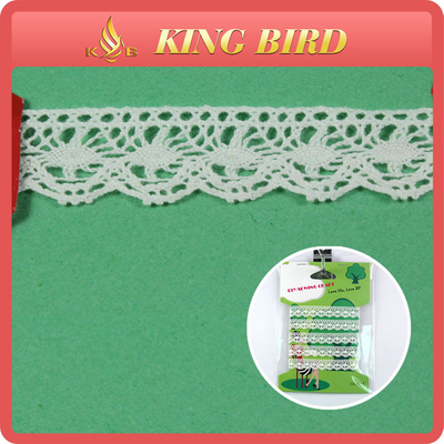 Le coton DIY de décoration d'équilibre de ruban de dentelle de règlage de dentelle de DIY a fait du crochet
