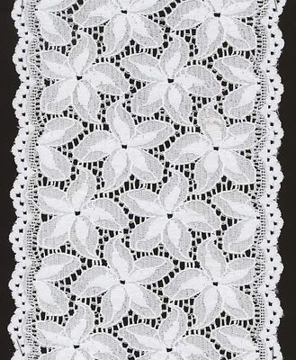 Modèle de fleur décoratif blanc d'équilibre de dentelle dans la divers taille et modèle de fleur