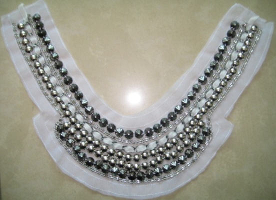 Collier en cristal fabriqué à la main de collier de perle