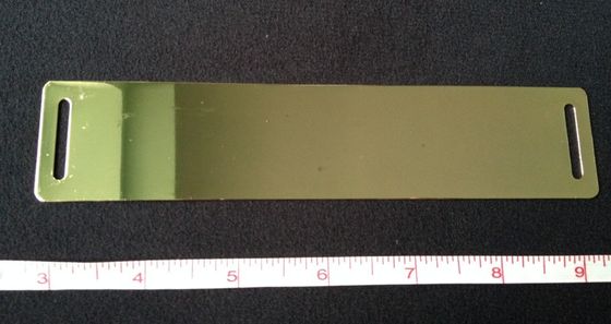 Les accessoires plaqués droits metal l'équilibre pour le vêtement et la ceinture, barre plate en métal