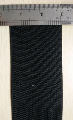 Noircissez le nylon/Spandex élastiques tissés de sangle pour le vêtement dans 2,5" largeur