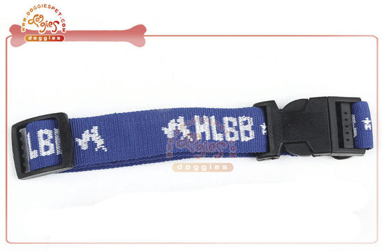 Sangle en nylon adaptée aux besoins du client de jacquard pour des colliers de chien personnalisés