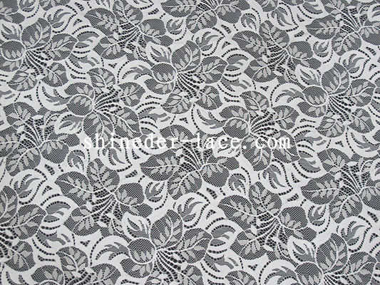 Tissu en nylon de dentelle coton rose/blanc ou couleur de personnalisation pour l'habillement SYD-0182
