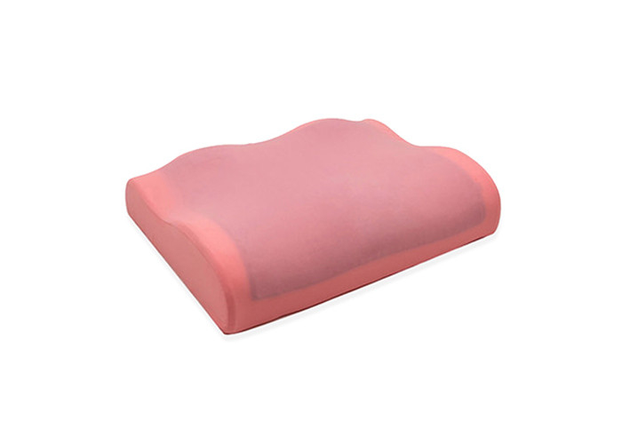 Oreiller écologique rose de massage de mousse de mémoire avec la couverture de tissu de natation
