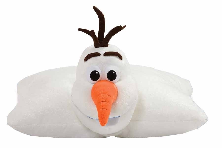 Coussins et oreillers personnalisés d'Olaf congelés par Disney 18 pouces dans le blanc
