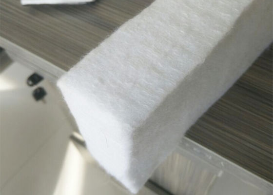 ouate/remplissage de PE de tissu filtrant de la poussière de 8500gsm 40mm pour le coussin en aluminium